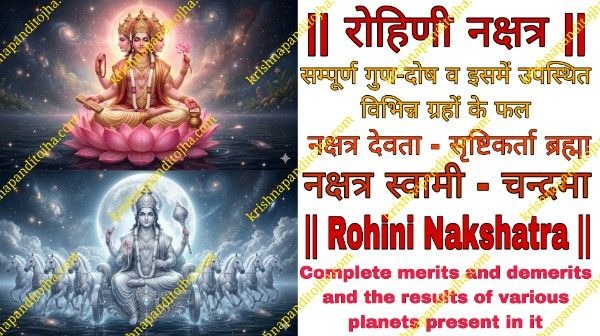 Rohini Nakshatra in Hindi